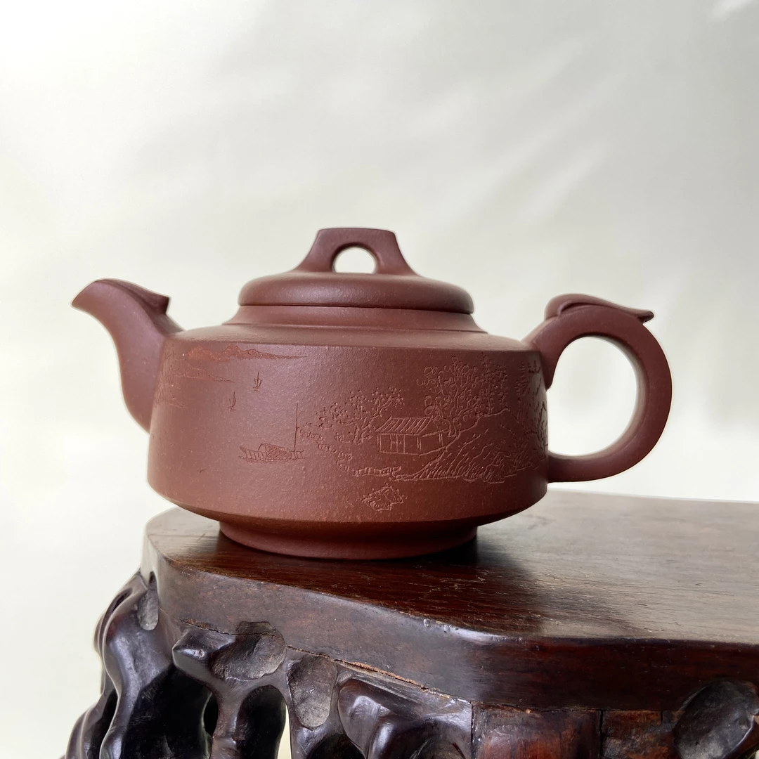 宜兴手工紫砂陶 （高工）茶壶GS4181-4
