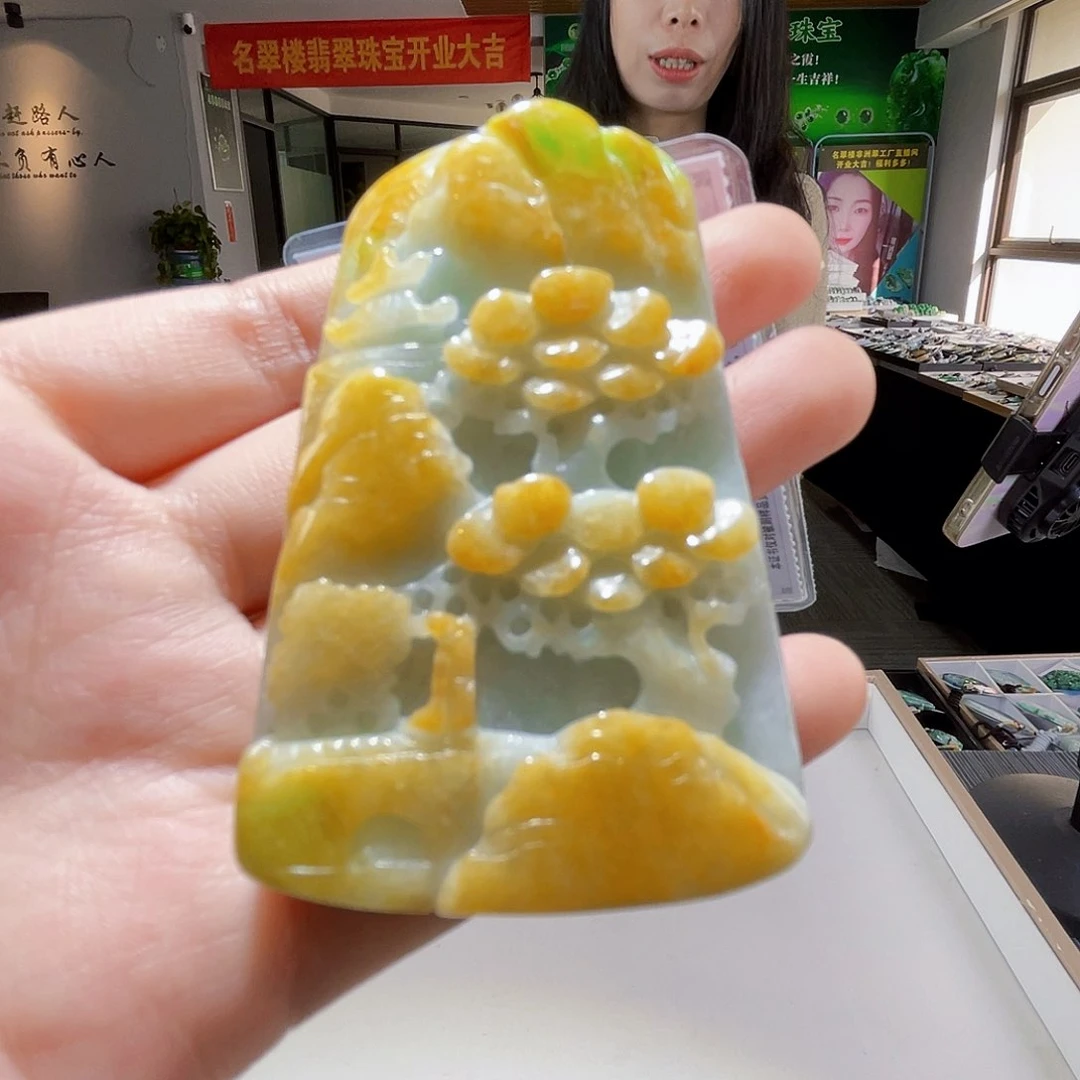 颈饰未镶嵌翡翠翡翠