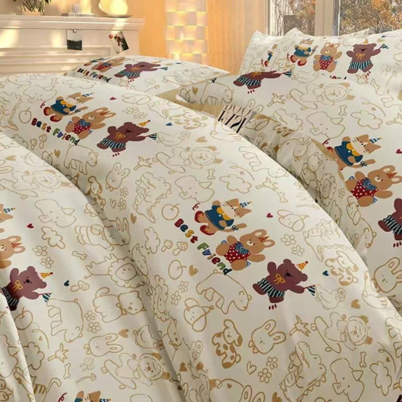 鑫家纺纯棉定制-纯棉斜纹面料40支-床单被套枕头套-床上用品