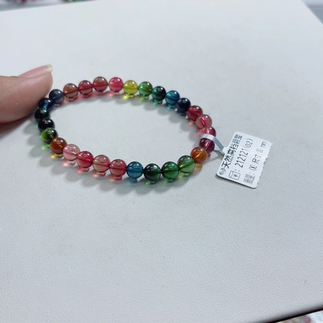 未镶嵌手链碧玺多样性发一条