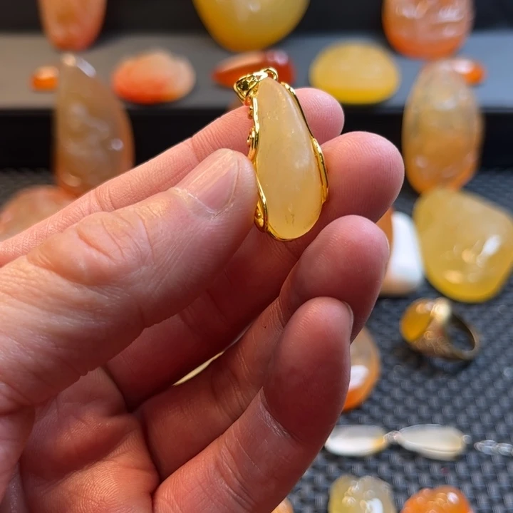 0***7石英质玉合金小小吊坠挂件挂件