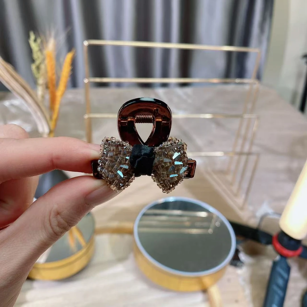 M1650春季新款蝴蝶结抓夹小号夹刘海夹碎发百搭ins风