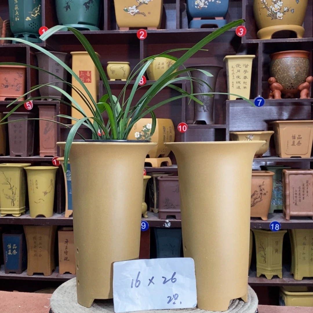 紫砂艺术紫砂花盆