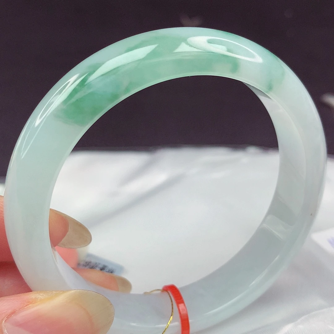 未镶嵌手镯翡翠54圈697