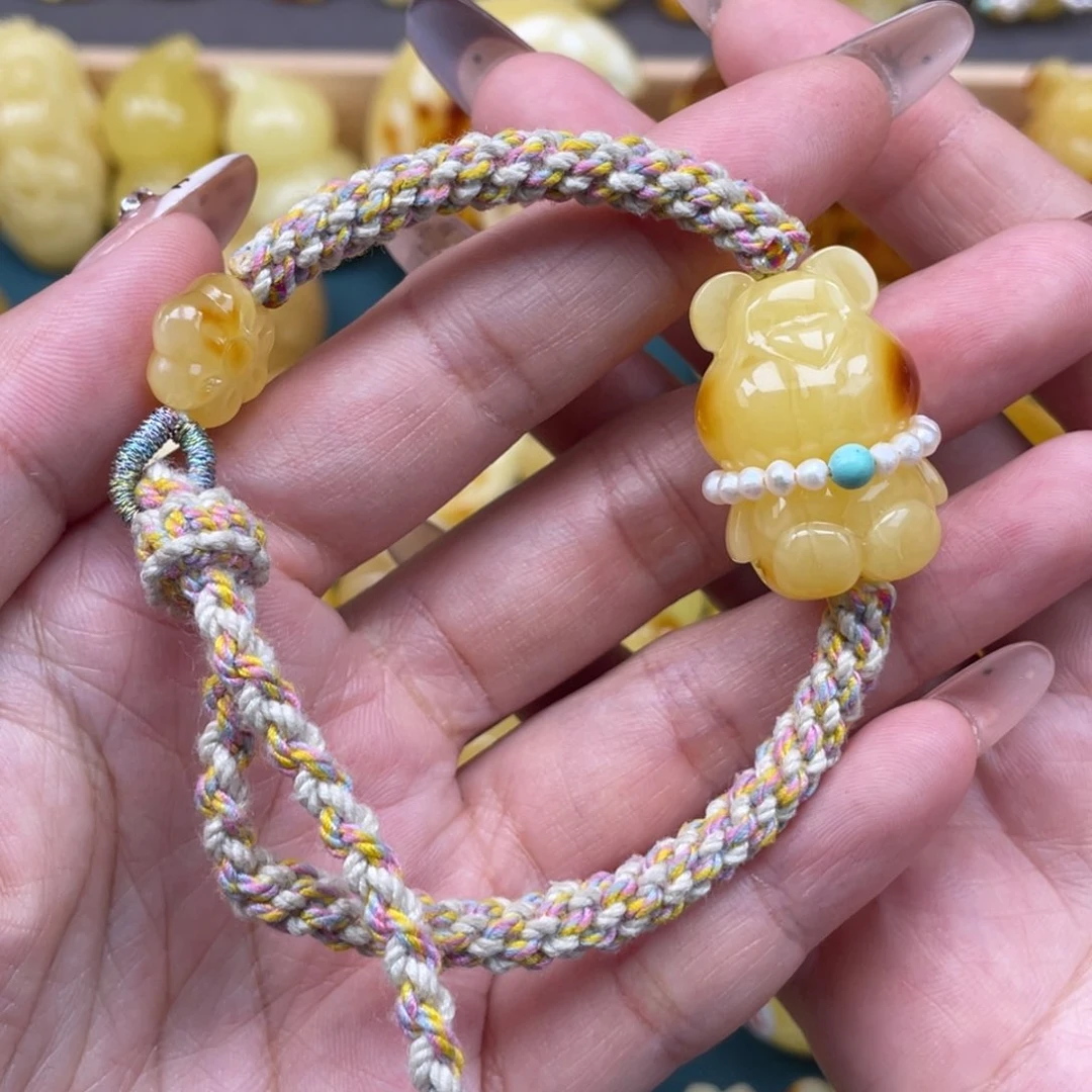 裸石琥珀未镶嵌蜜蜡
