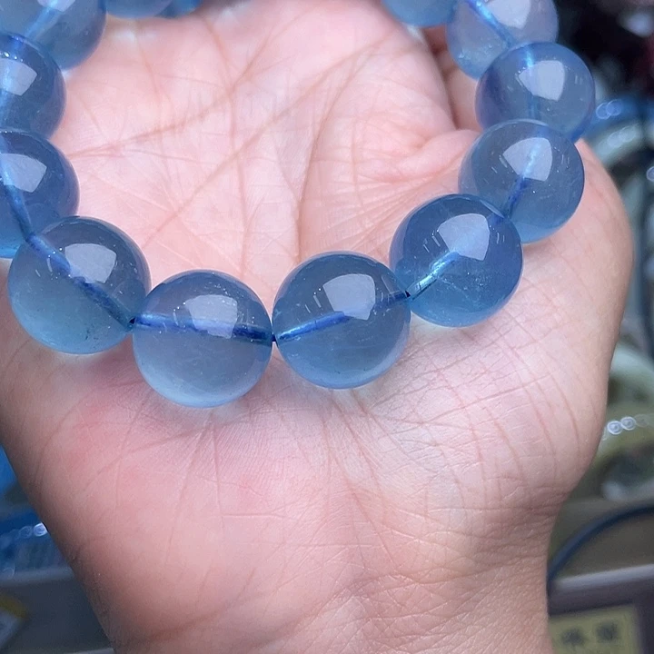 M***S非金属硅胶海蓝手串圣玛利亚色