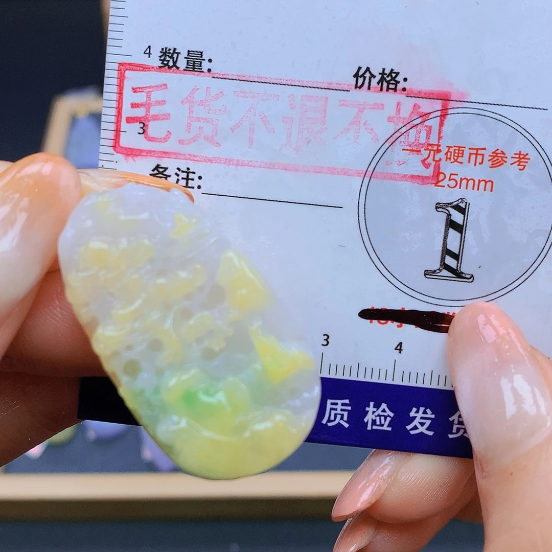 翡翠未镶嵌颈饰翡翠