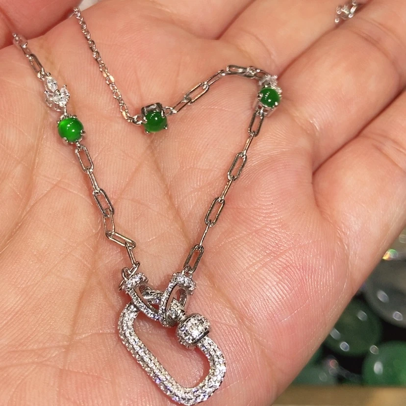 【闪购商品】颈饰未镶嵌翡翠天然翡翠