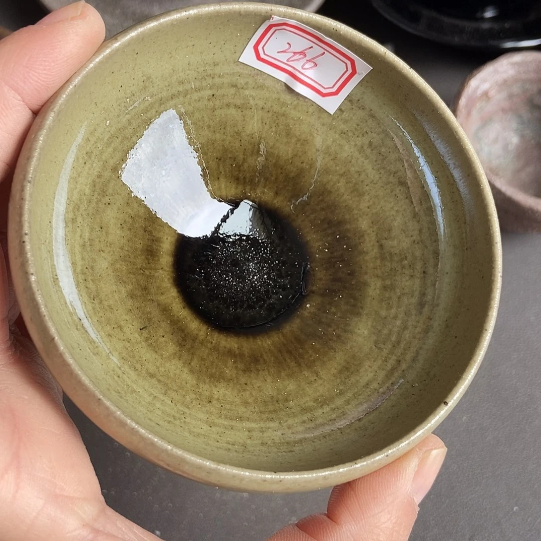 茶盏266 建窑建盏微瑕磨底