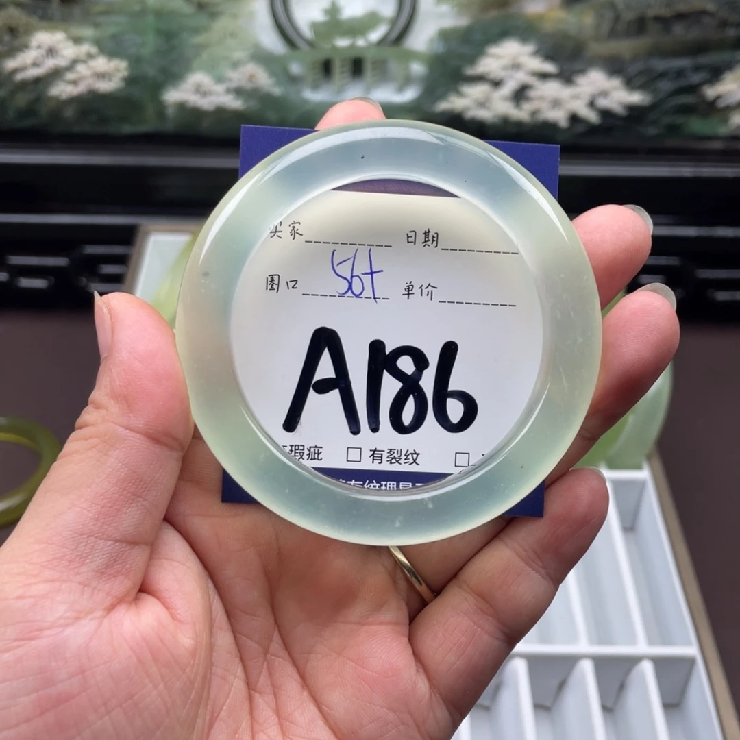 未镶嵌岫玉手镯手镯