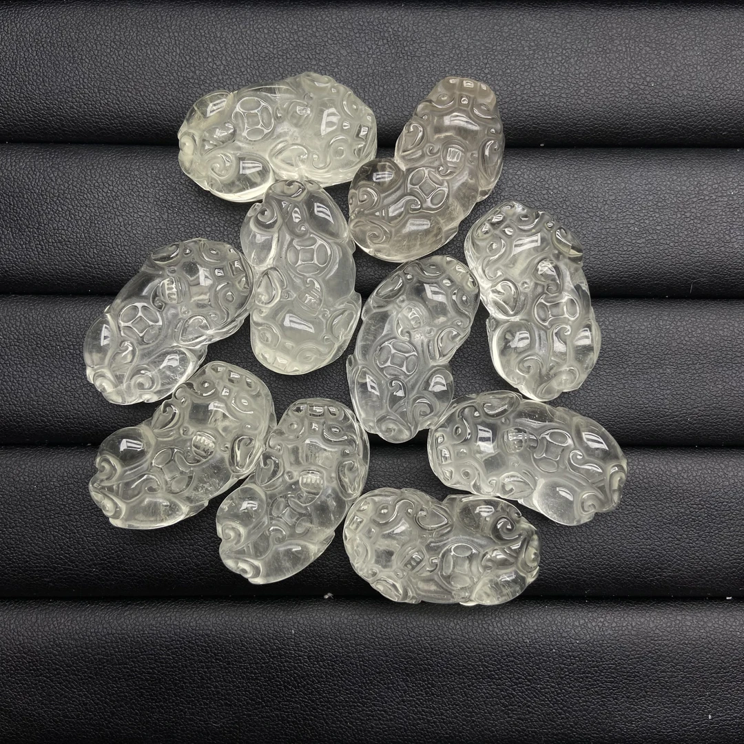 黄水晶歪头貔貅吊坠孔多样性发一个HS105