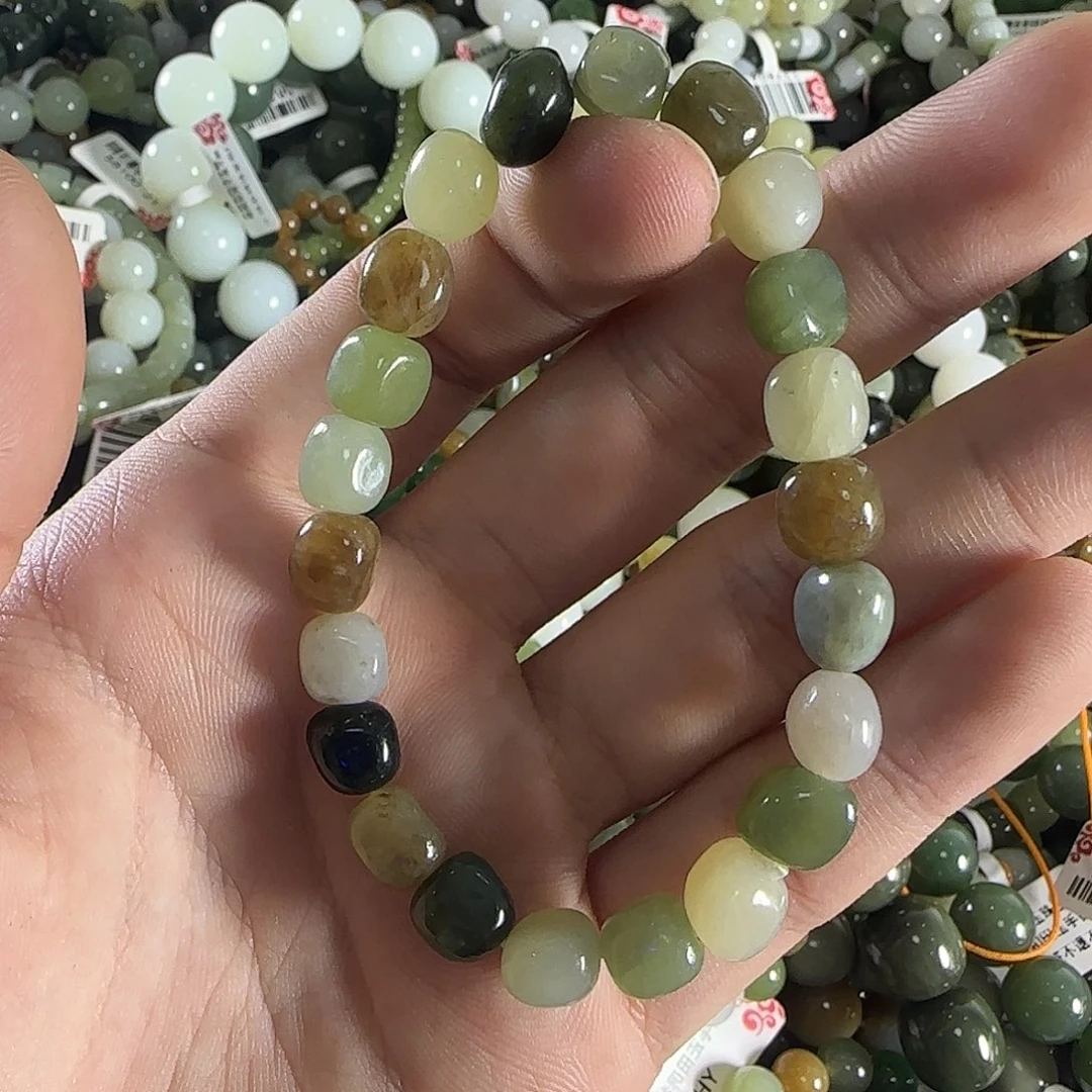 和田玉手链未镶嵌497