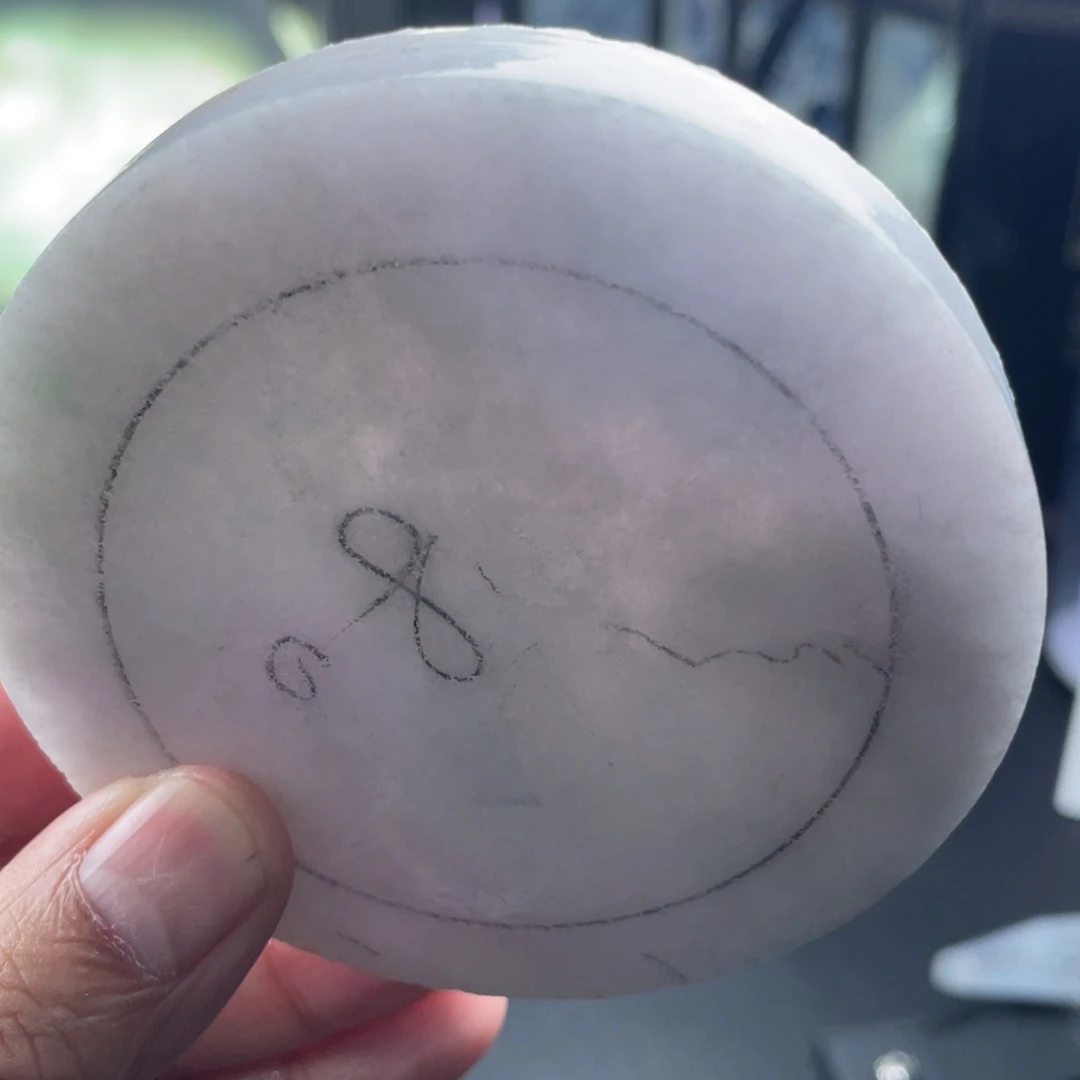 定制翡翠未镶嵌正圈纹裂漏