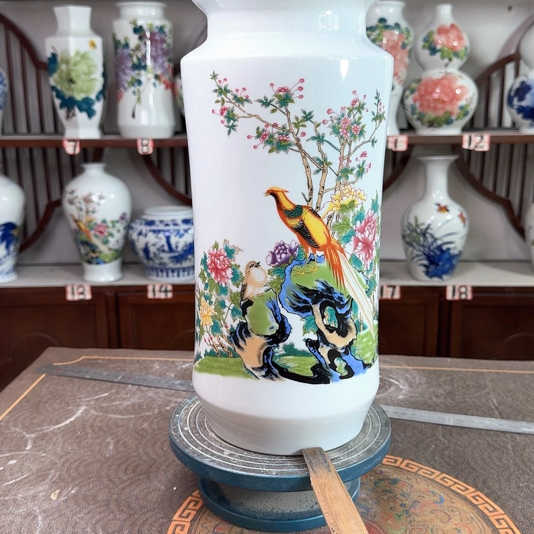 摆件景德镇陶瓷书富贵