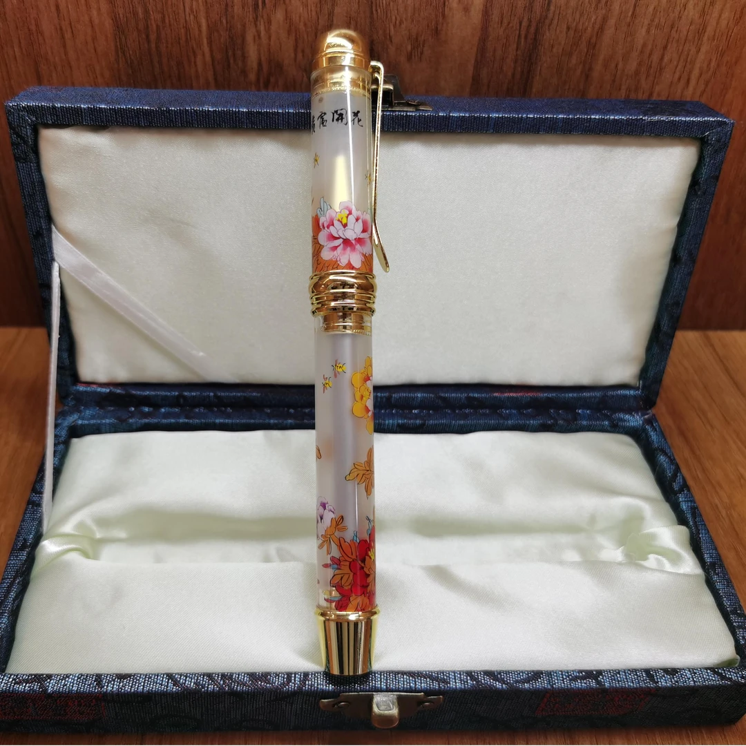 手绘内画签字笔签名笔送老师同学领导退休教师节礼物高档商务礼品
