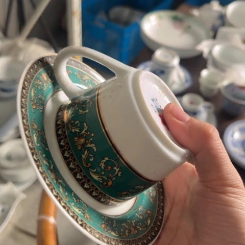 其他瓷咖啡杯一套