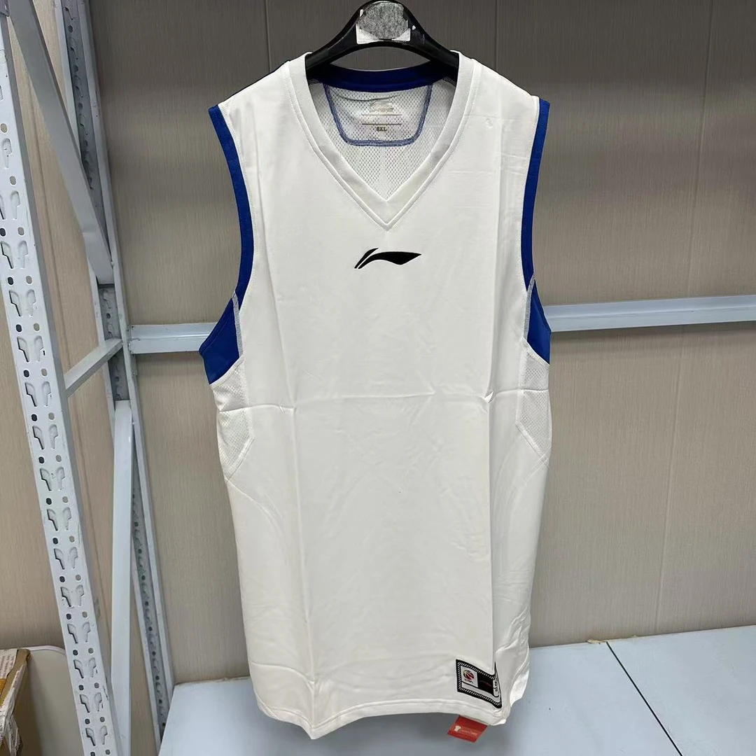 《B品以直播展示为主》李宁男子CBA运动上衣宽松速干篮球服AAYG647