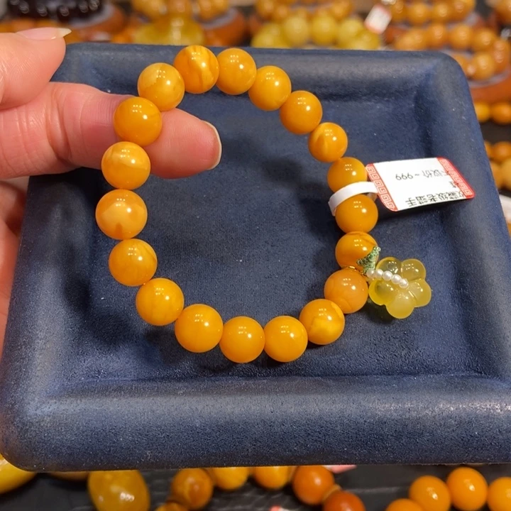 蜜蜡手链未镶嵌蜜蜡