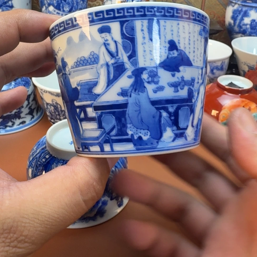 自****杯子陶景德镇全手工手绘陶瓷