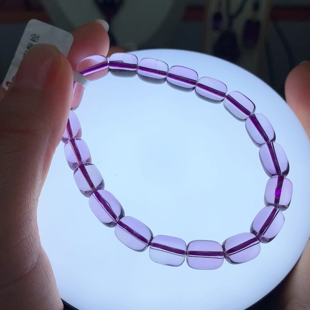 紫晶珠宝半成品未镶嵌L 孤品桶珠