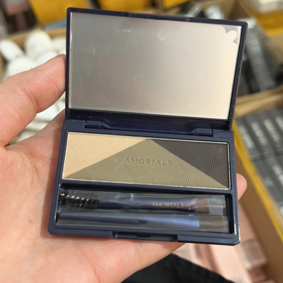 尔家三色眉粉化妆包实用
