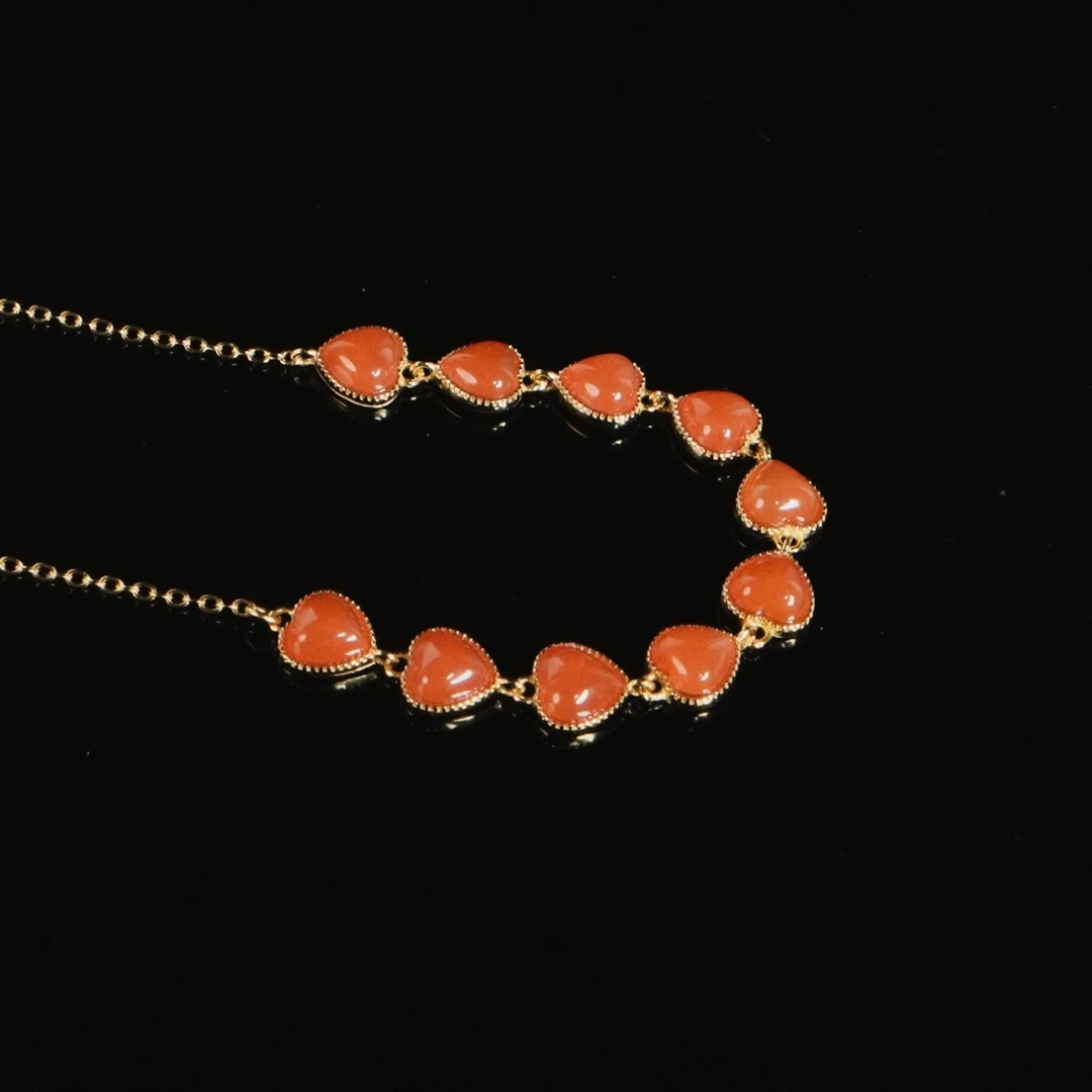 南红爱心手链 DY-M4399 4g