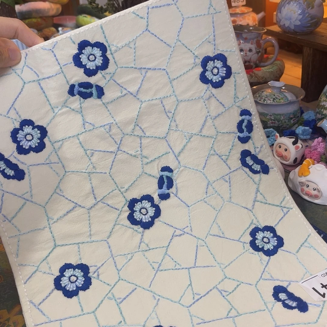 规格30.40刺子绣茶席