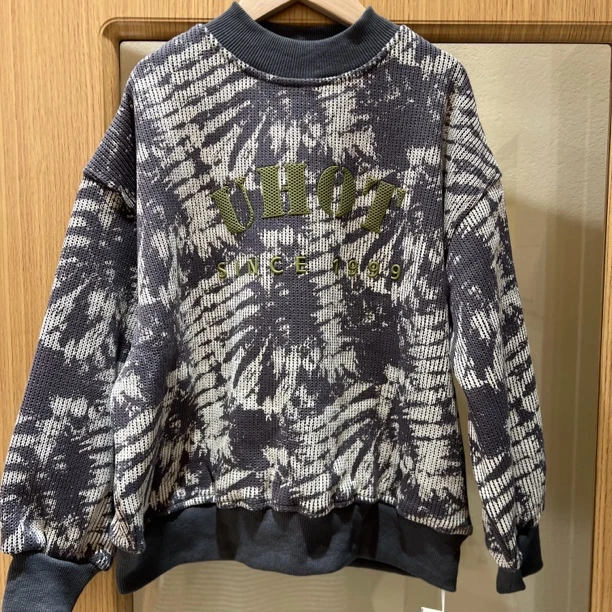 30507高端童装时尚百搭休闲加绒圆领卫衣A7-4-2