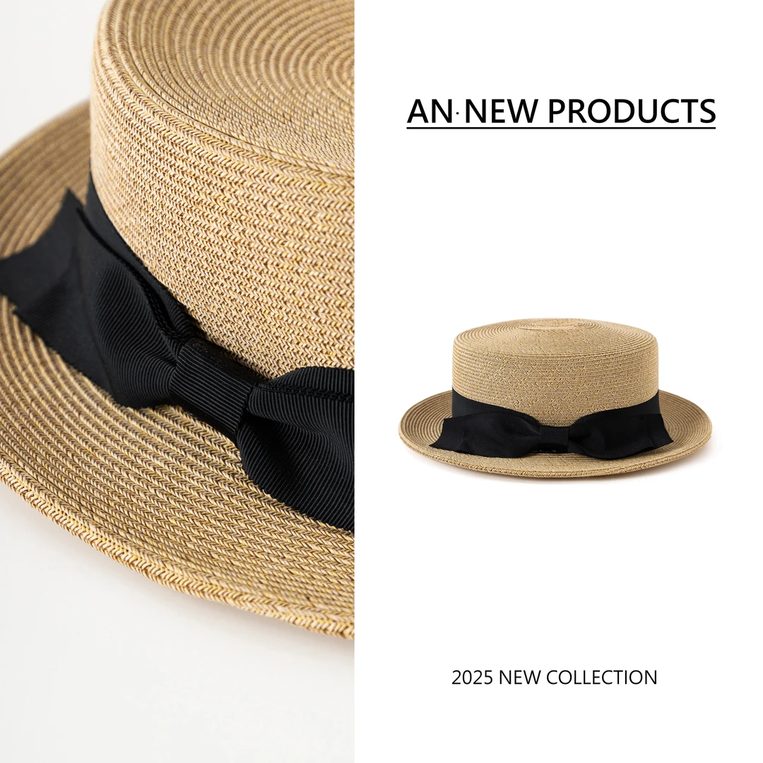 设计感时尚韩版女士遮阳草帽10313