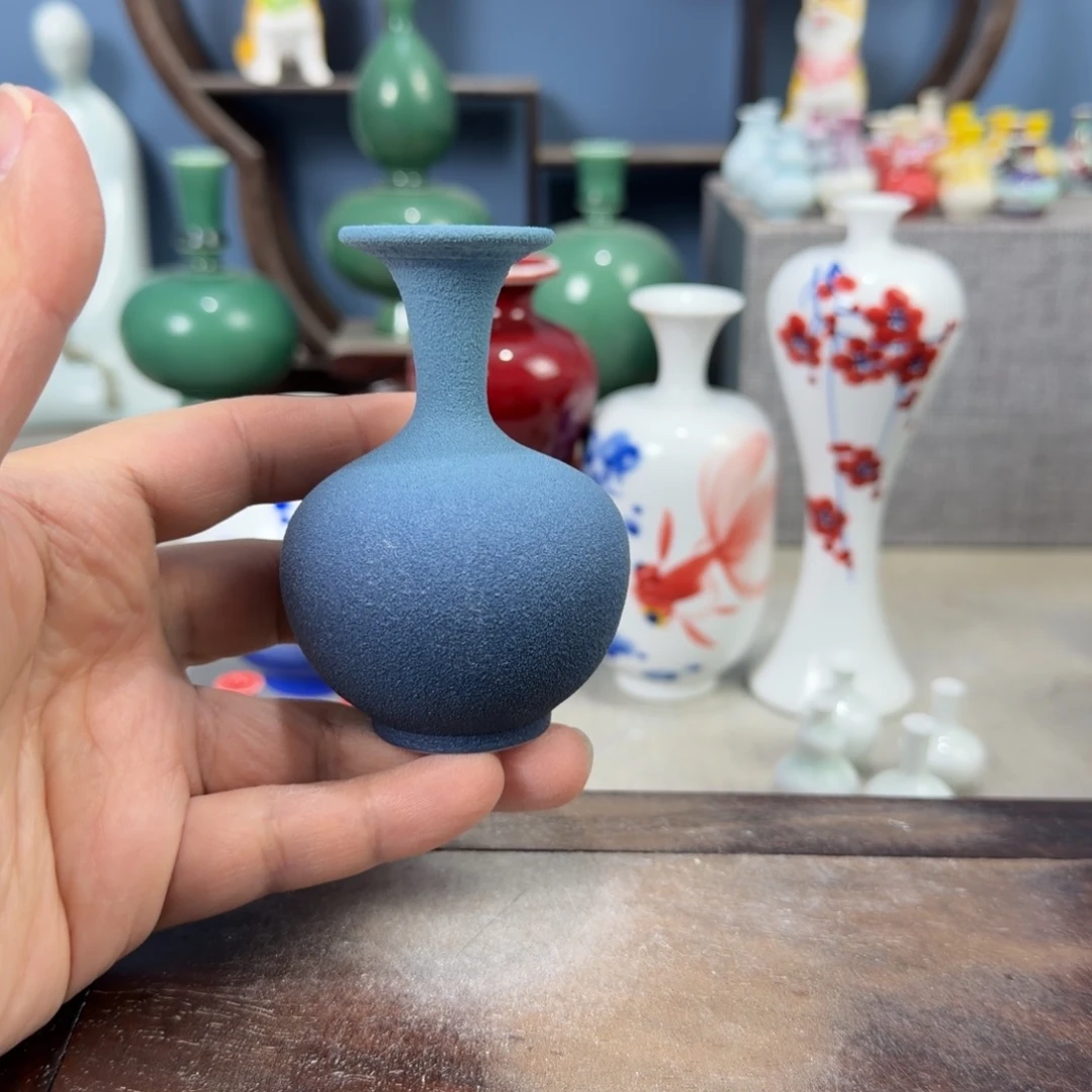 陶瓷手工小花器摆件