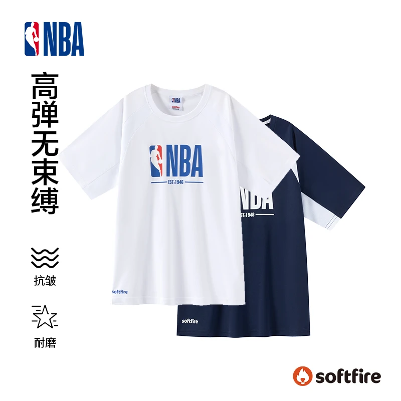 圆领短T恤softfire夏天短T恤冰凉冰丝T恤青少年运动服