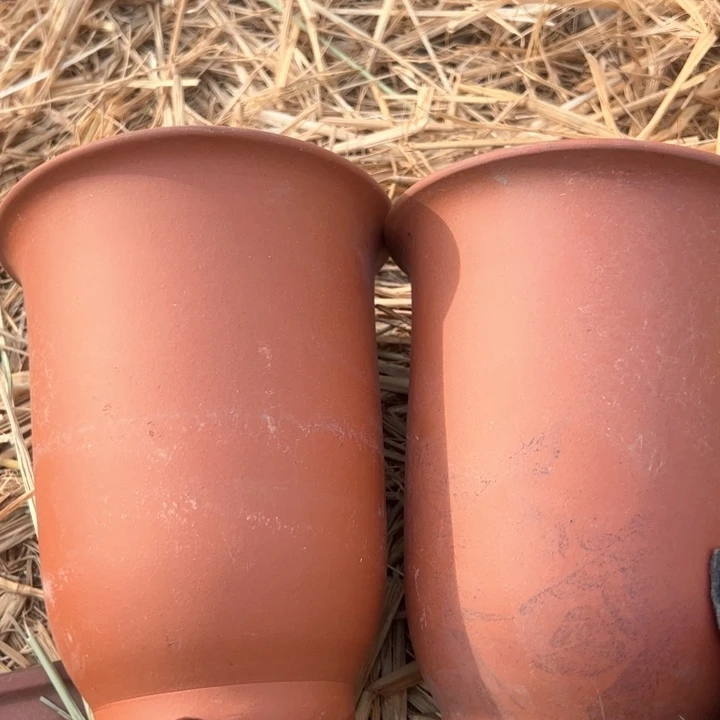 红陶紫砂兰花盆微瑕