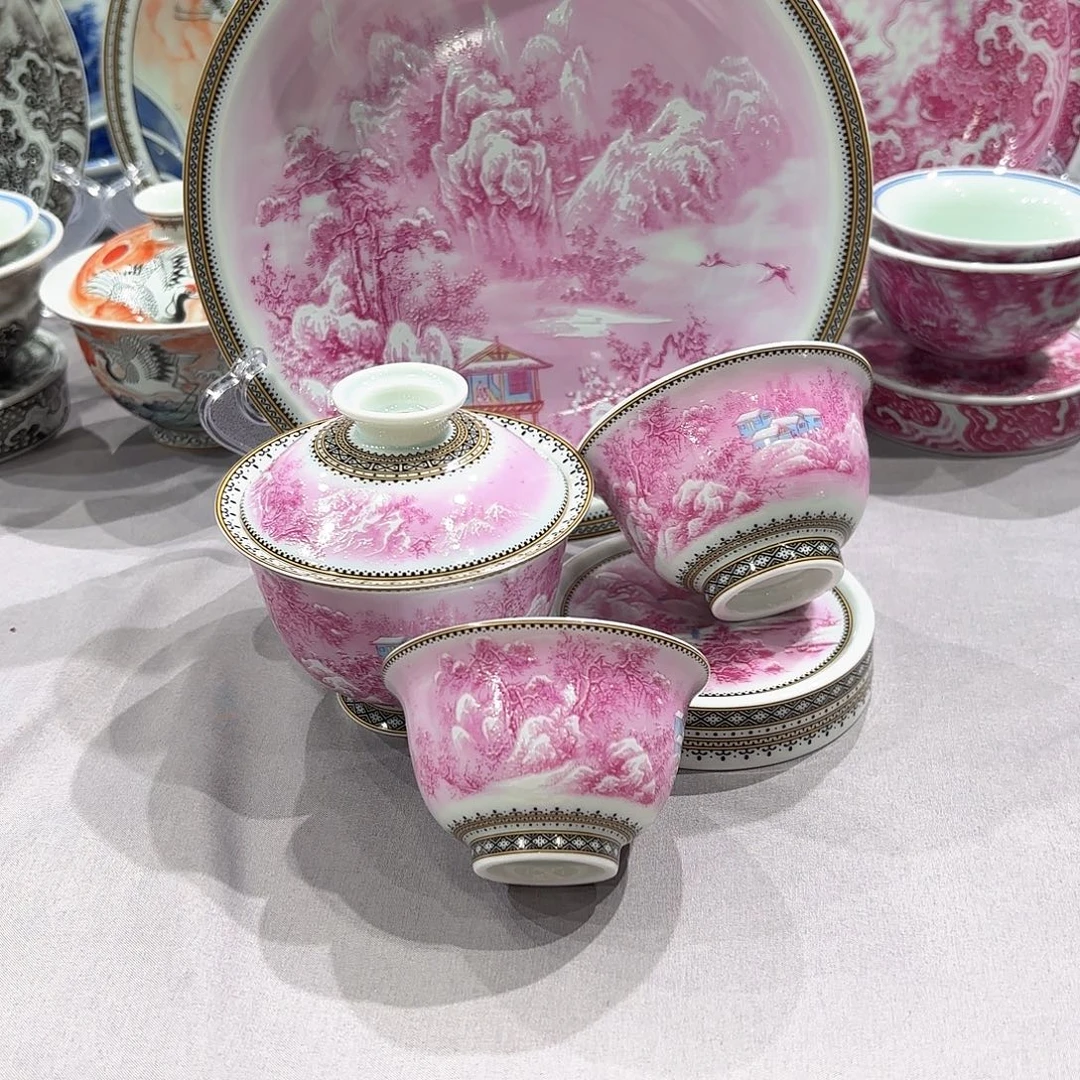 瓷片景德镇瓷器精品展示