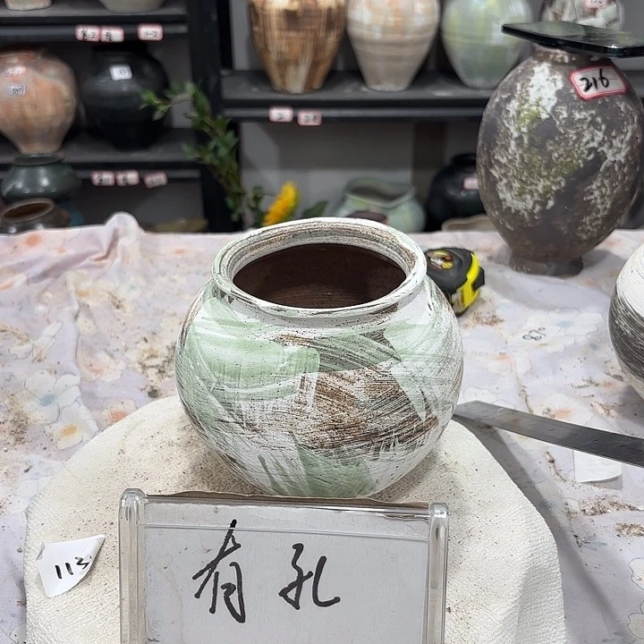 摆件高14，口9，无孔