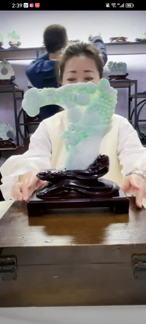 定制翡翠未镶嵌毛货02120081