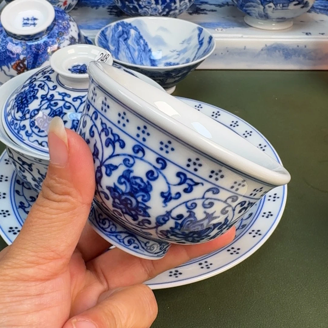 景德镇纯手绘茶具圆圆292