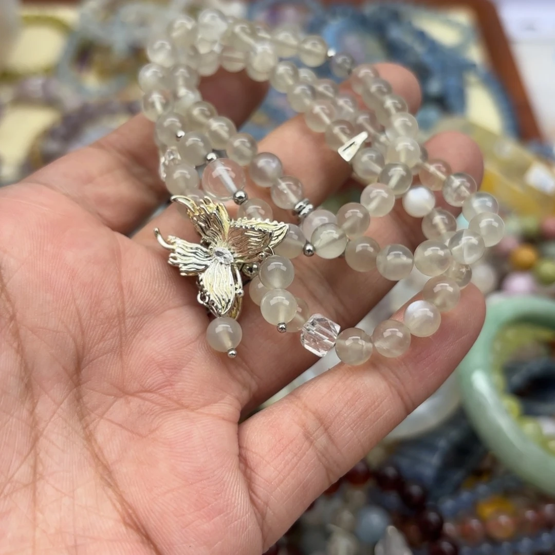 银S925镶嵌水晶手链