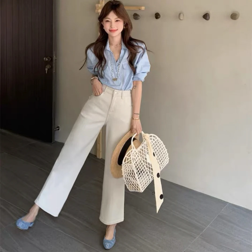 【剪标特价 63856 初秋九分裤】小个子必冲款 显瘦百搭四面弹直筒裤