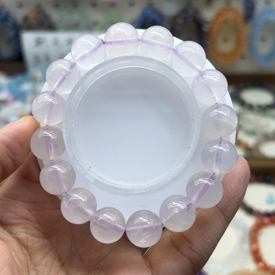 未镶嵌手链水晶13咪紫玉晶