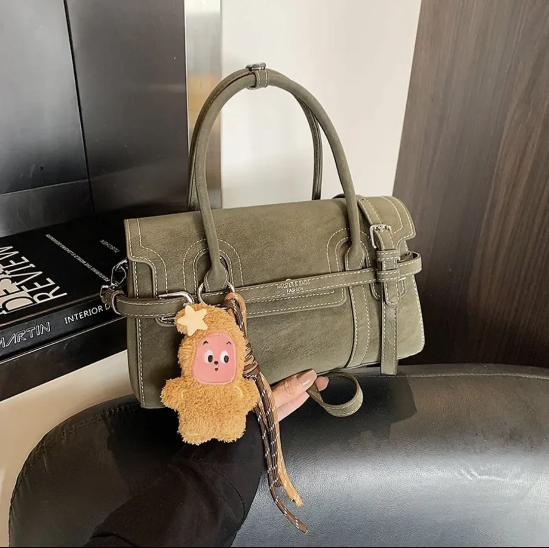 【带挂件】新品轻奢百搭高级感气质时尚斜挎女士包A10d