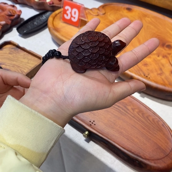 犀角紫檀工艺把件