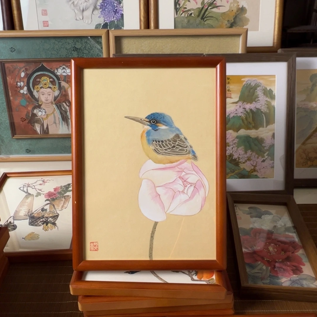 纸本手绘国画定制