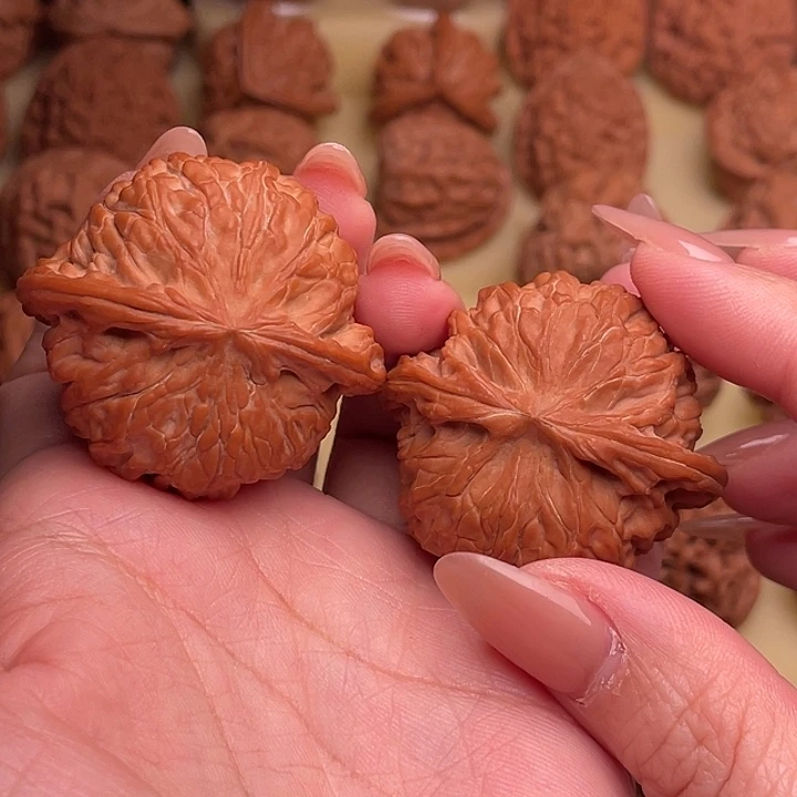 永***光把件文玩核桃磨盘44