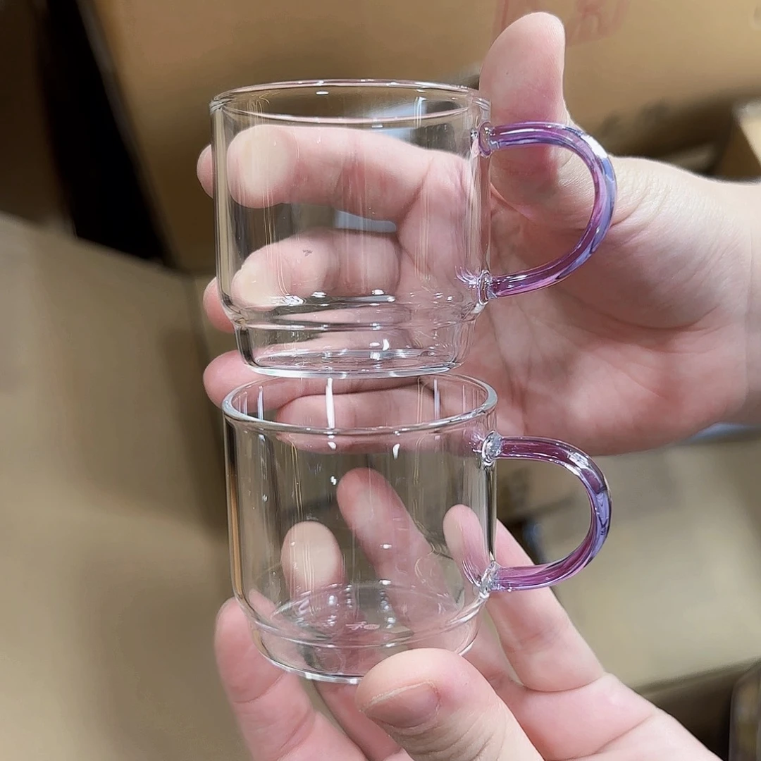 209号紫色杯子两只微瑕