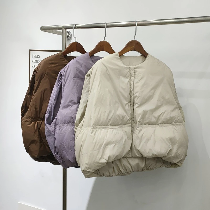 欧货短款羽绒马甲女背心2025冬季百搭外穿休闲圆领无袖外套大码潮