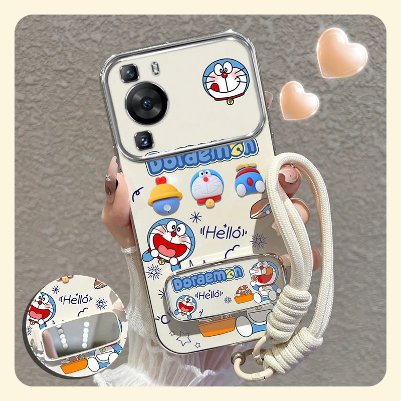 适用【畅享70/70s/70m】手机壳可爱叮当猫大视窗硅胶保护女可爱网红