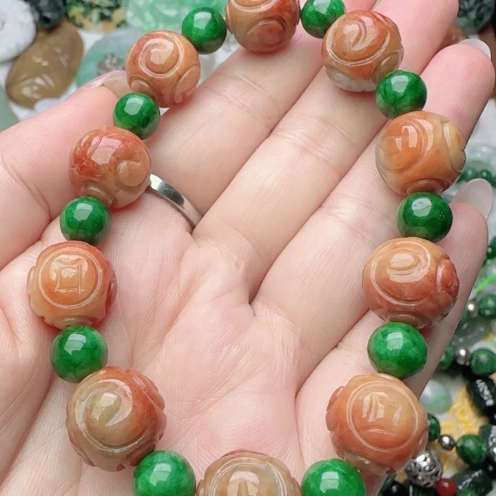 翡翠未镶嵌颈饰天然A货358