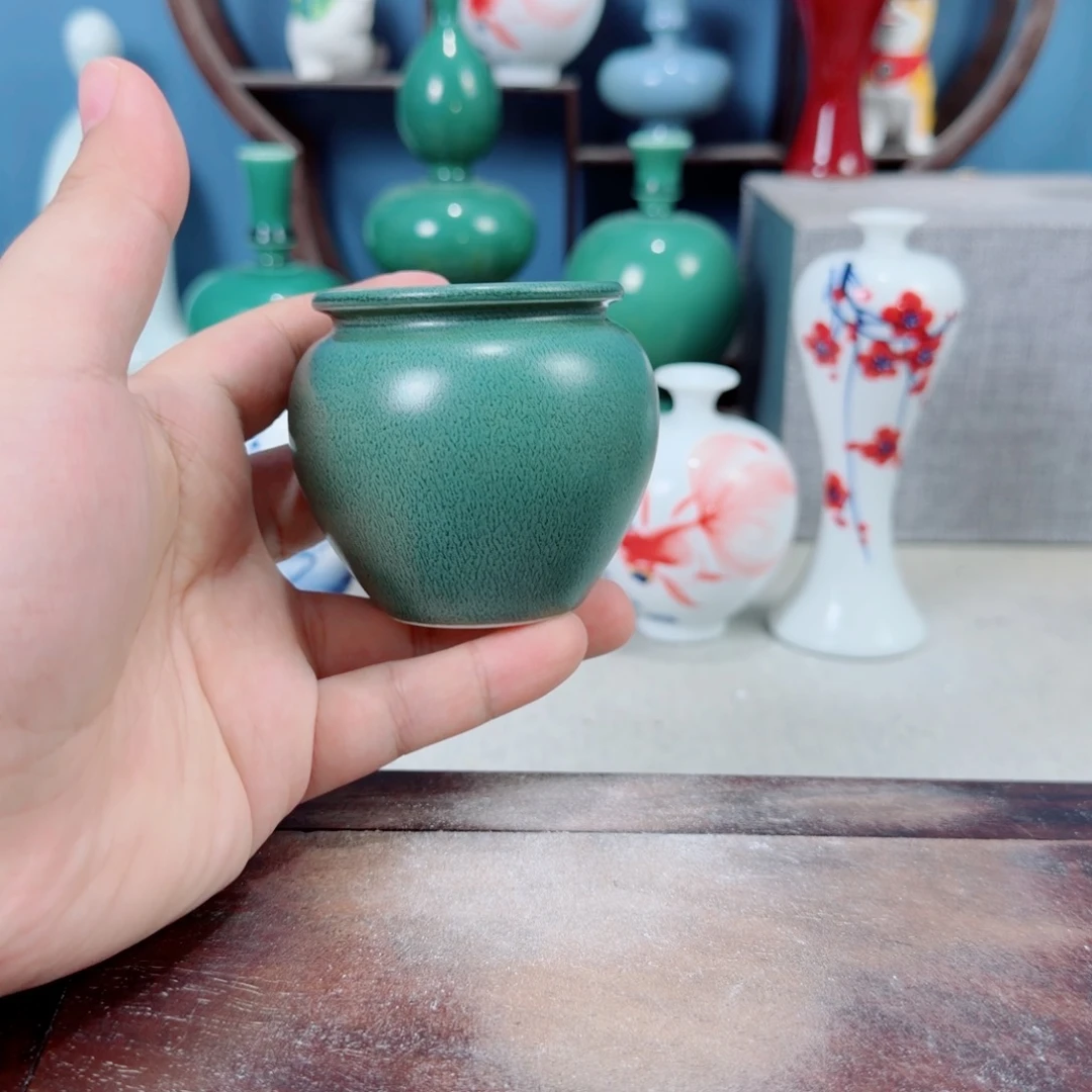 陶瓷手工小花器摆件
