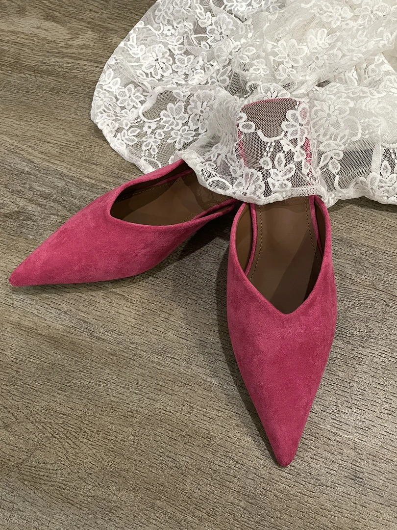 大气元（鞋子）日系慵懒尖头包头托