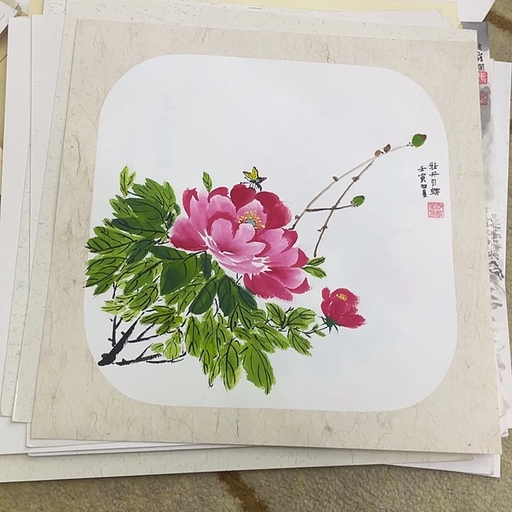 国画33-33卡纸作品艺